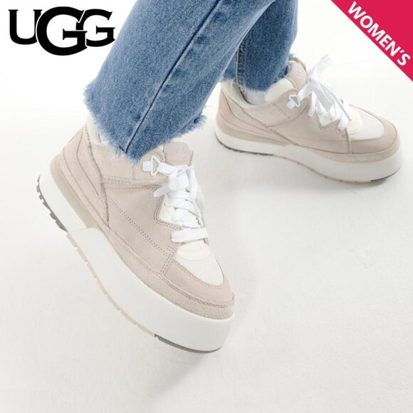 NEW UGG Suede Goldencush Sneakers in ceramic for women 7254m2 - Picture 2 of 10